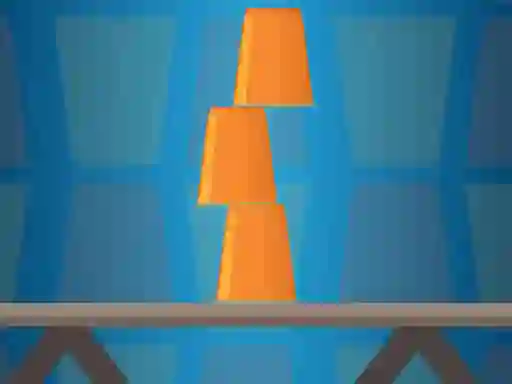Logħba Cups Tower Builder onlajn