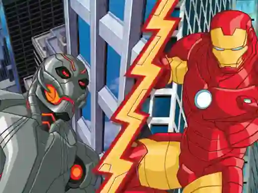 Logħba Avengers Iron Man Rise of Ultron 2 onlajn