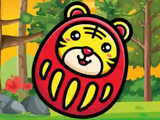 Logħba Daruma Tiger Run onlajn
