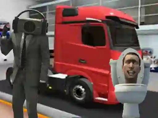 Logħba Truck Simulator Skibidi Toilet onlajn