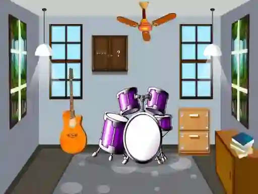 Logħba Musician House Escape onlajn