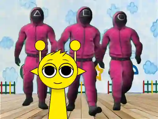Logħba Sprunki in Squid Game Chamber onlajn
