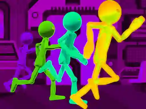 Logħba Stickman Escape Parkour onlajn