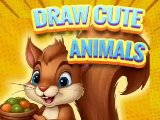 Logħba Draw Cute Animals onlajn