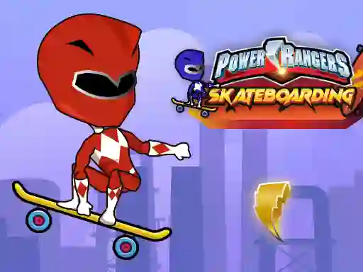 Logħba Power Rangers Skateboading onlajn