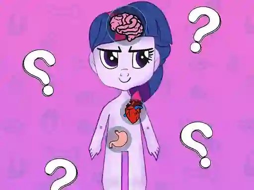 Logħba My Little Pony Learning The Body onlajn