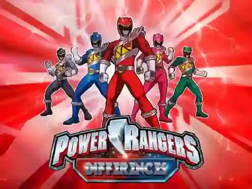 Logħba  Power Rangers Differences onlajn
