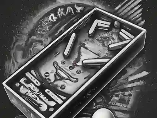 Logħba Pinball Black N White onlajn