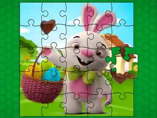Logħba Easter Bunny Eggs Jigsaw onlajn