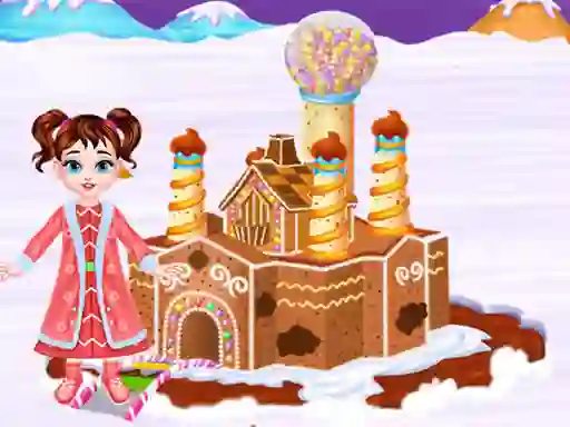 Logħba Baby Taylor Christmas Town Build onlajn
