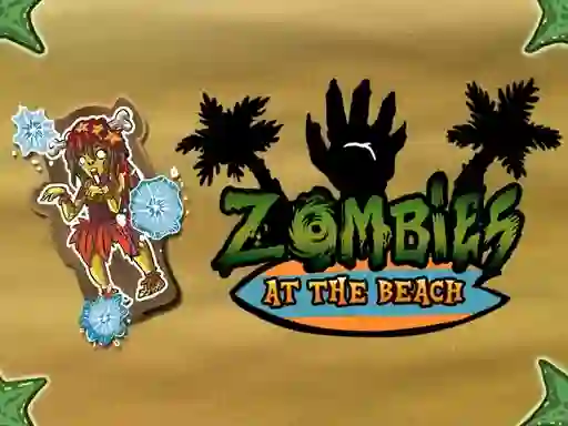 Logħba Zombies at the beach onlajn