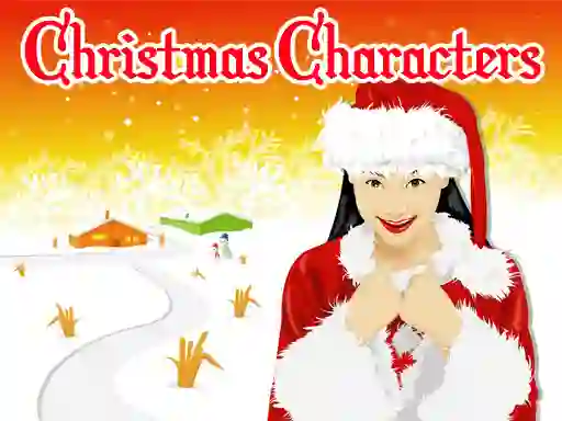 Logħba Christmas Character Slide onlajn