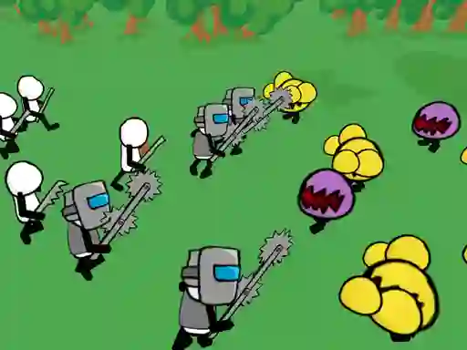 Logħba Stickman Gun Battle Simulator onlajn