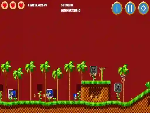 Logħba Sonic html5 onlajn