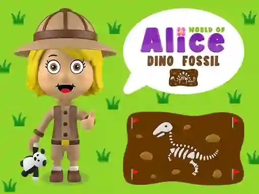 Logħba World of Alice Dino Fossil onlajn