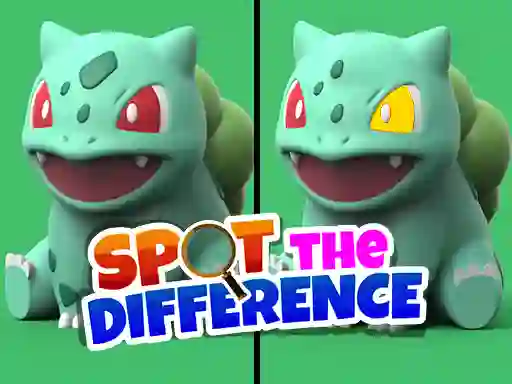 Logħba Pokimon Spot the differences onlajn