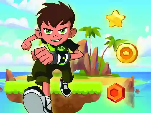 Logħba Ben 10 Island Run onlajn