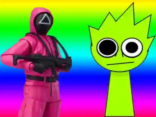 Logħba Squid Sprunki Shooter Game 2 onlajn