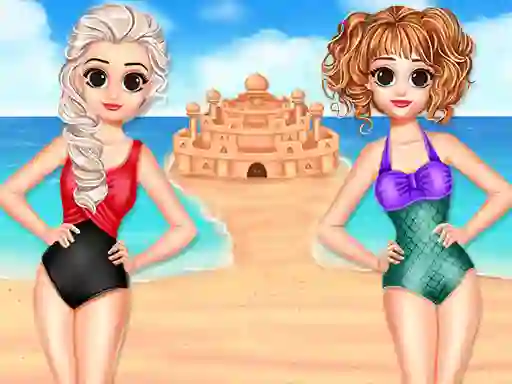 Logħba Princess Summer Sand Castle onlajn