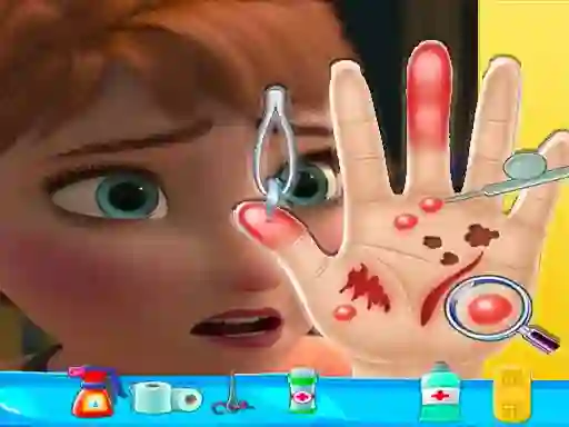 Logħba Anna hand doctor onlajn