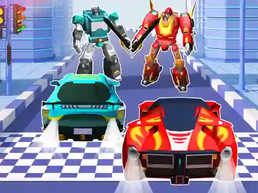 Logħba Car Robot Transform Fight onlajn