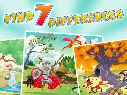 Logħba Find 7 Differences onlajn