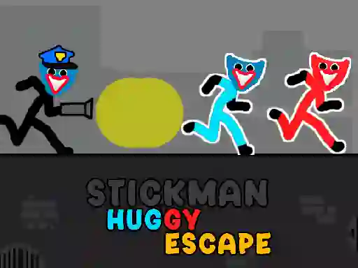 Logħba Stickman Huggy Escape onlajn