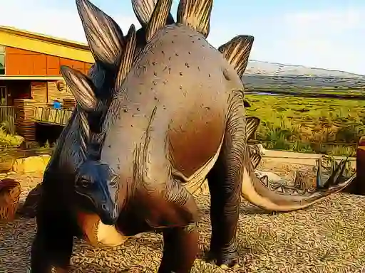 Logħba Stegosaurus Dinosaur Jigsaw onlajn