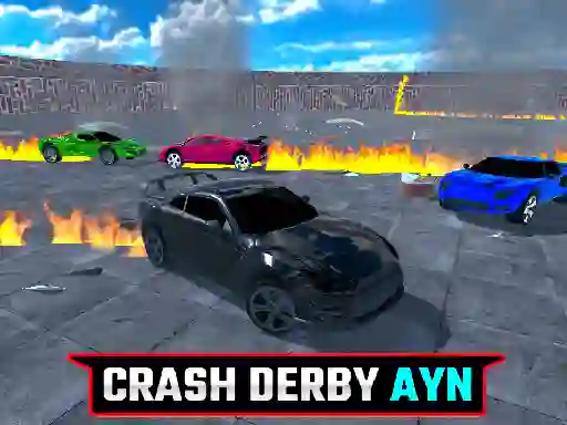 Logħba Crash Derby AYN onlajn