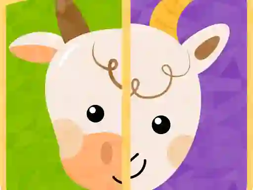 Logħba Baby Games Animal Puzzle for Kids onlajn