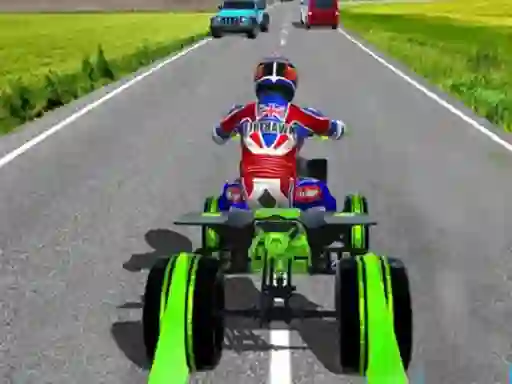 Logħba Quad ATV Traffic Racer onlajn