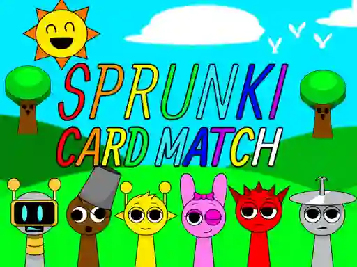 Logħba Sprunki Card Match onlajn