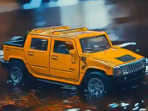 Logħba Hummer Jeep Puzzle onlajn