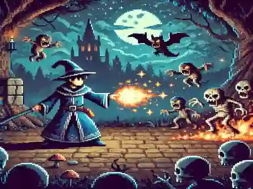 Logħba Pixel Wizard onlajn