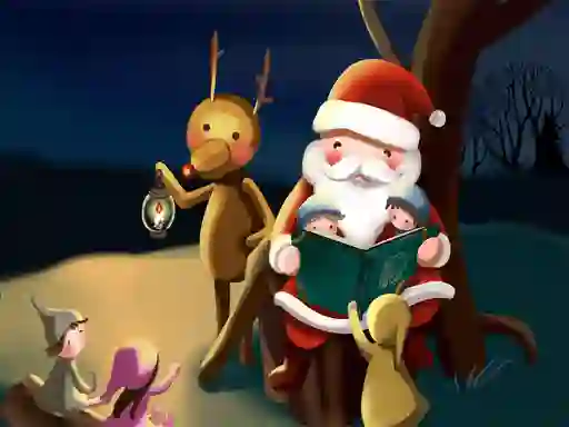 Logħba Merry Christmas Puzzles onlajn