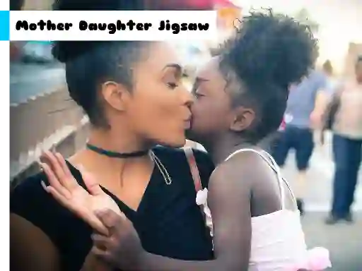 Logħba Mother Daughter Jigsaw onlajn