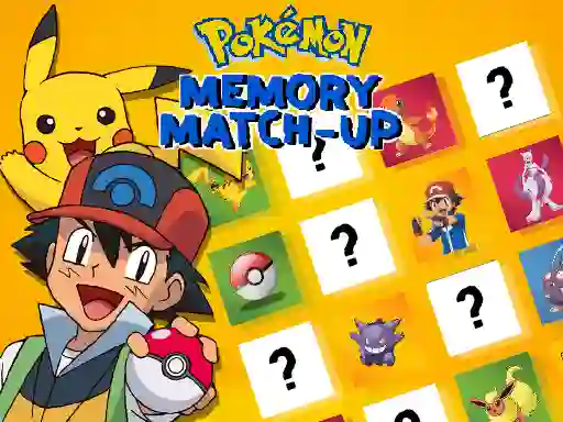 Logħba Pokemon Memory Match-Up onlajn