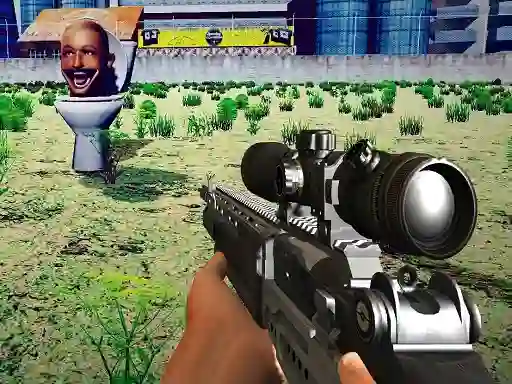 Logħba Sniper Hunting Skibidi Toilet onlajn