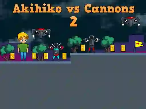 Logħba Akihiko vs Cannons 2 onlajn