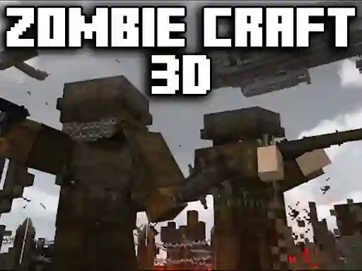 Logħba Zombie Craft 3d onlajn