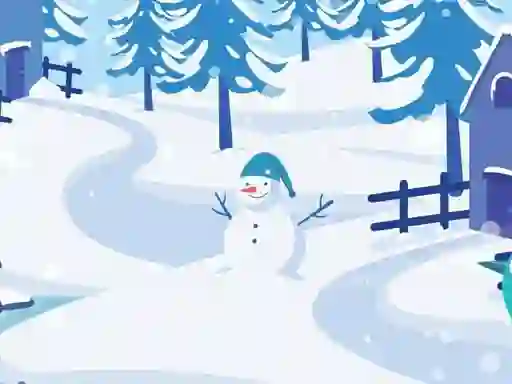 Logħba Happy Snowman Hidden onlajn