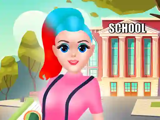 Logħba First Day of School onlajn
