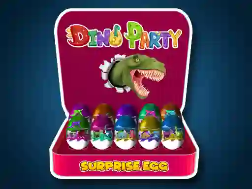 Logħba Surprise Egg: Dino Party onlajn