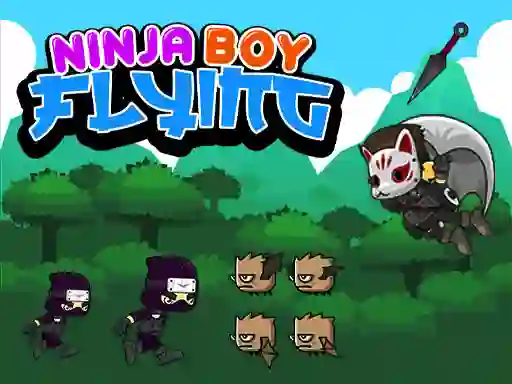Logħba Ninja Boy Flying onlajn