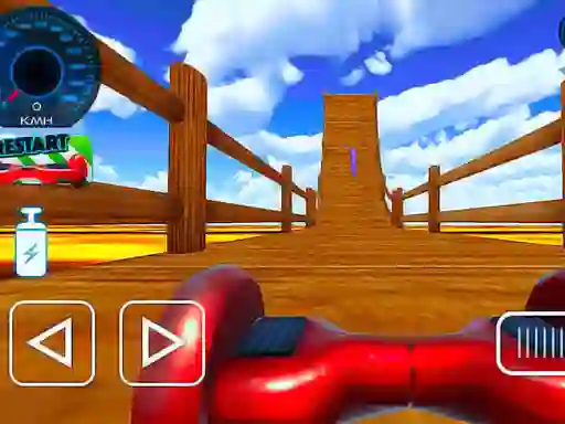 Logħba Hoverboard Stunts Hill Climb onlajn