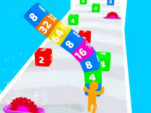 Logħba Cube Stack 2048 onlajn