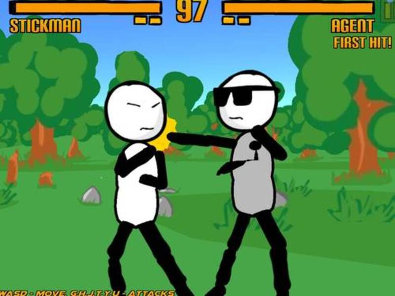 Logħba Stickman Gun- Inqas Ġlieda onlajn