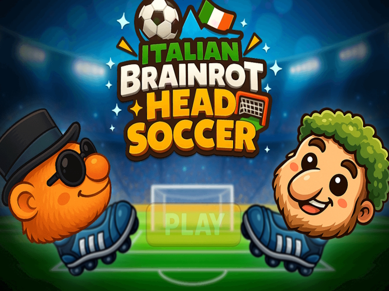 Logħba Futbol Taljan Brainrot Head onlajn