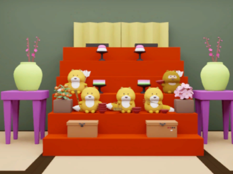 Logħba Logħba ta 'ħarba ta' Hinamatsuri onlajn