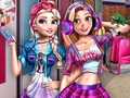 Logħba Moderna Jum Kulleġġ Princesses  onlajn